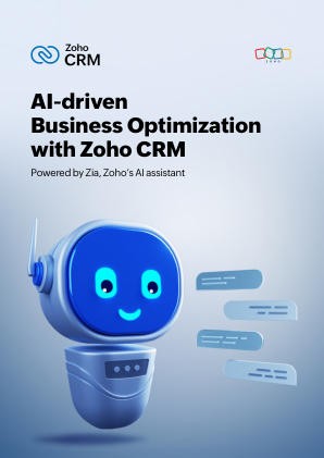 使用 Zoho CRM 进行人工智能驱动的业务优化